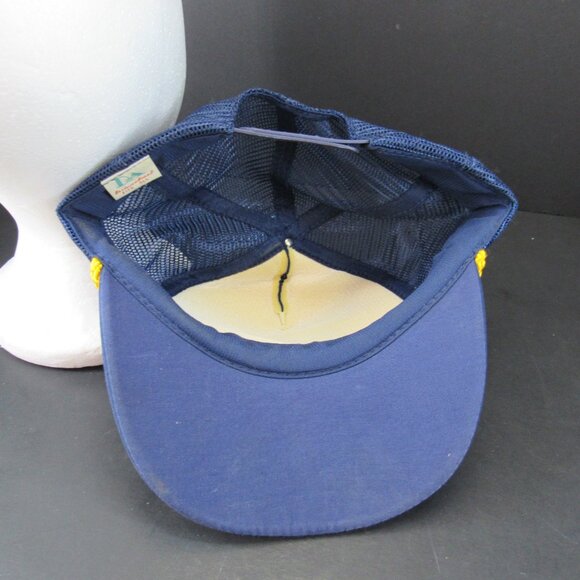 Top Gun Patch Logo w/Scrambled Eggs Men's Black Mesh Back Adj Snapback Cap Hat - Picture 7 of 9